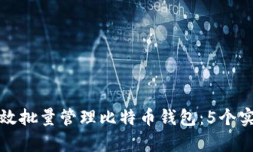 如何有效批量管理比特币钱包：5个实用技巧