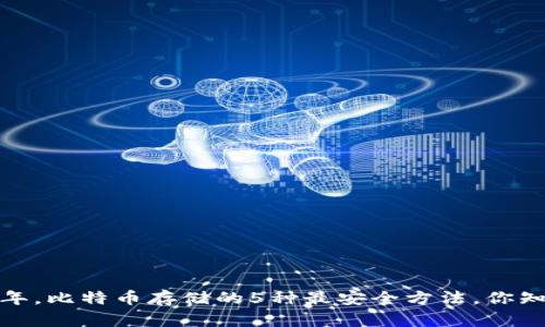 2023年，比特币存储的5种最安全方法，你知道吗？