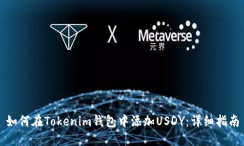 如何在Tokenim钱包中添加USDY：详细指南