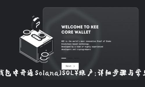 如何在TP钱包中开通Solana（SOL）账户：详细步骤与常见问题解答